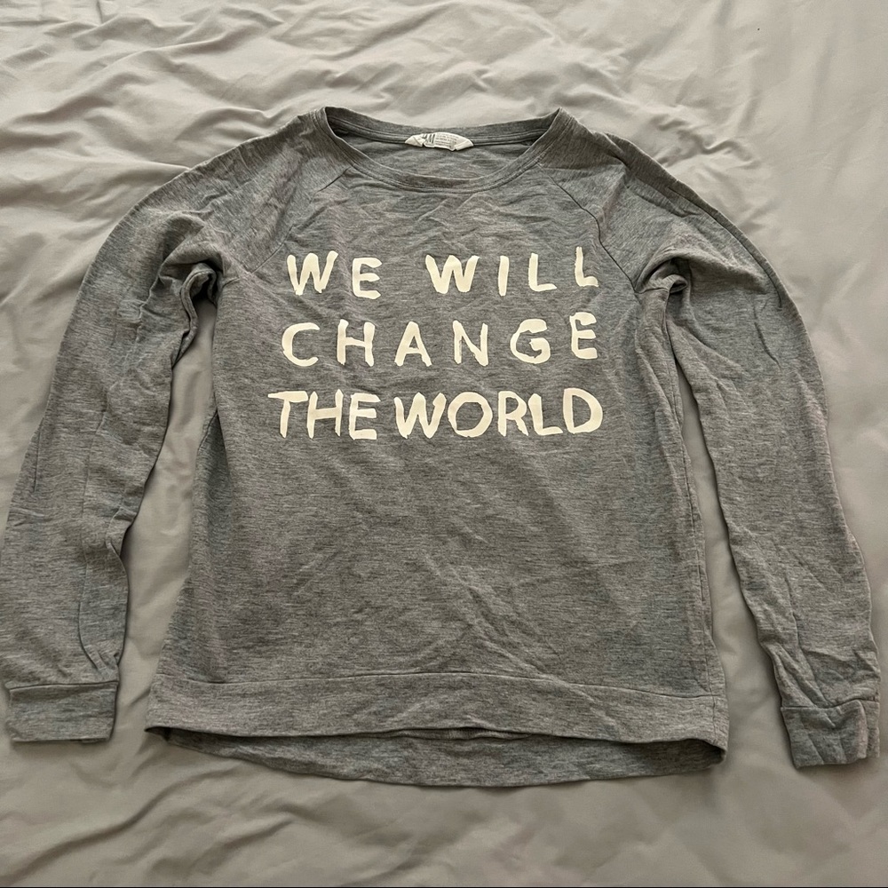 H&M girl’s long-sleeved shirt top - Picture 1 of 4